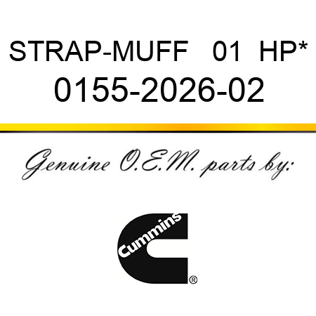 STRAP-MUFF   01  HP* 0155-2026-02
