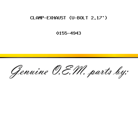CLAMP-EXHAUST (U-BOLT 2.17`) 0155-4943