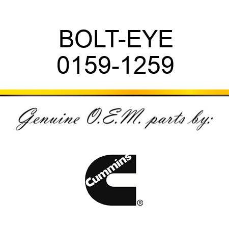 BOLT-EYE 0159-1259