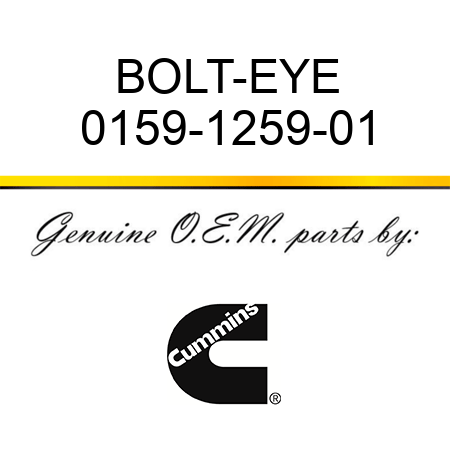 BOLT-EYE 0159-1259-01