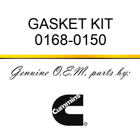 GASKET KIT 0168-0150