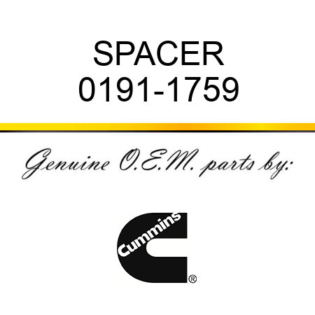 SPACER 0191-1759
