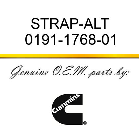 STRAP-ALT 0191-1768-01
