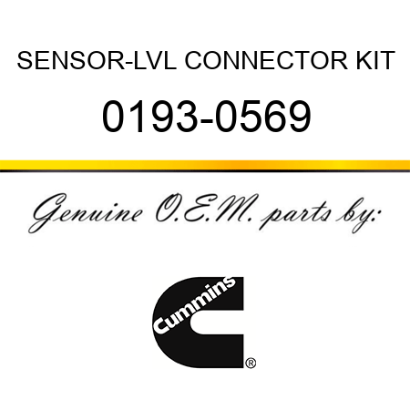SENSOR-LVL CONNECTOR KIT 0193-0569