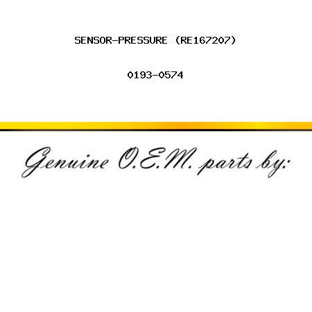 SENSOR-PRESSURE (RE167207) 0193-0574