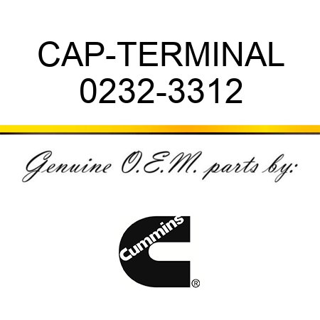 CAP-TERMINAL 0232-3312