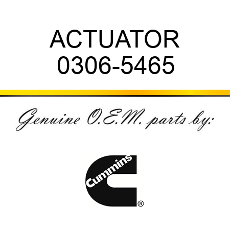 ACTUATOR 0306-5465