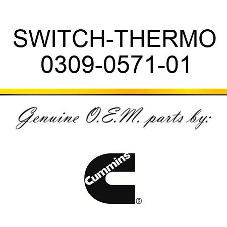 SWITCH-THERMO 0309-0571-01