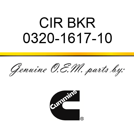 CIR BKR 0320-1617-10