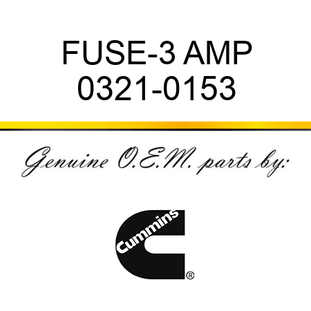 FUSE-3 AMP 0321-0153