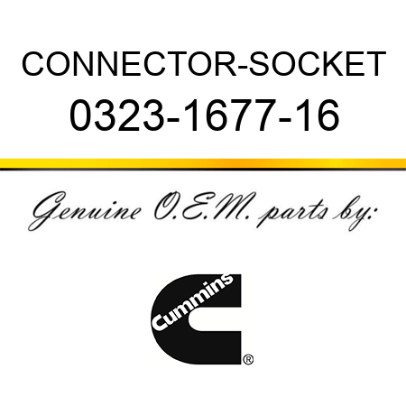 CONNECTOR-SOCKET 0323-1677-16
