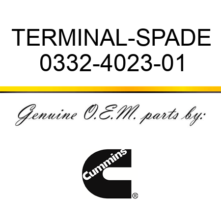 TERMINAL-SPADE 0332-4023-01