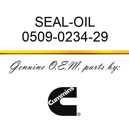 SEAL-OIL 0509-0234-29