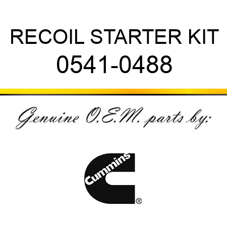 RECOIL STARTER KIT 0541-0488