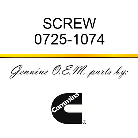 SCREW 0725-1074