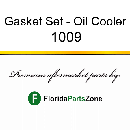 Gasket Set - Oil Cooler 1009