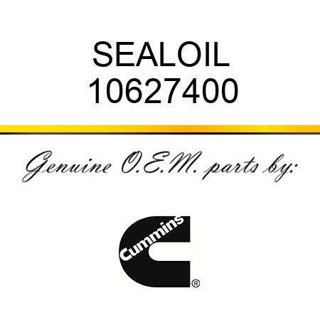 SEAL,OIL 10627400