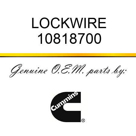 LOCKWIRE 10818700