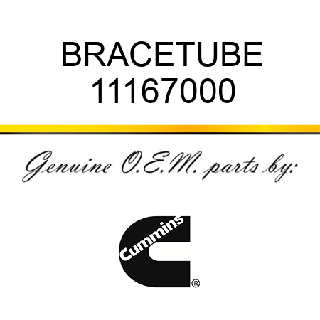 BRACE,TUBE 11167000