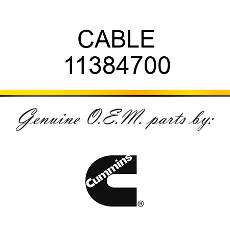 CABLE 11384700
