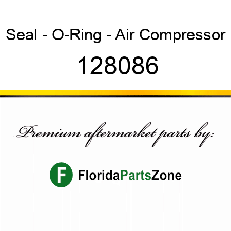 Seal - O-Ring - Air Compressor 128086