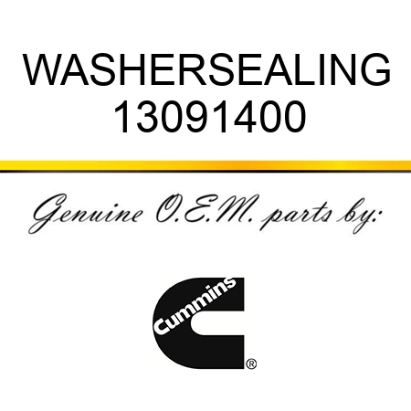 WASHER,SEALING 13091400