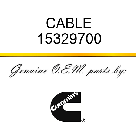 CABLE 15329700