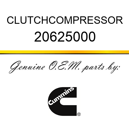 CLUTCH,COMPRESSOR 20625000