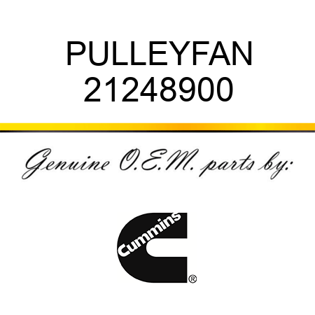 PULLEY,FAN 21248900