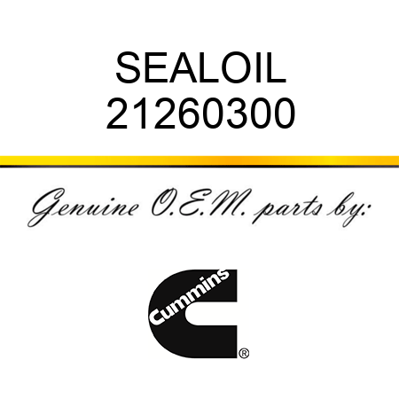 SEAL,OIL 21260300