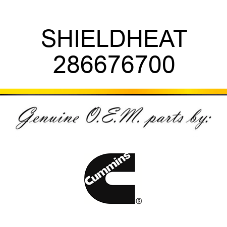 SHIELD,HEAT 286676700