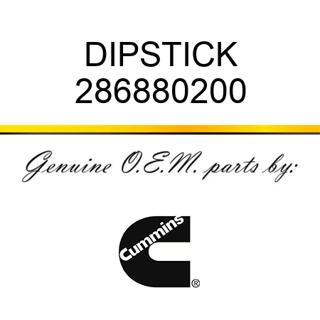 DIPSTICK 286880200