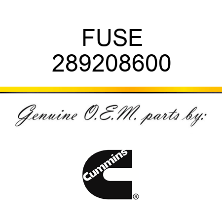 FUSE 289208600