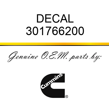 DECAL 301766200
