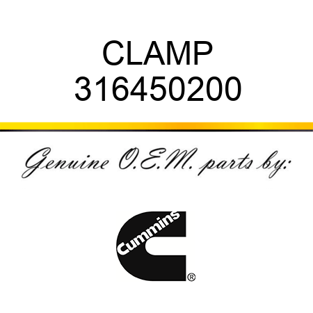 CLAMP 316450200