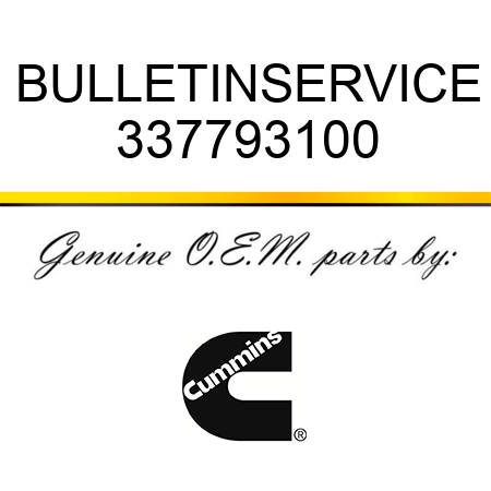 BULLETIN,SERVICE 337793100