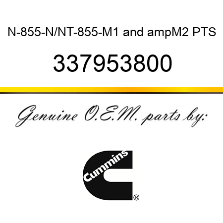 N-855-N/NT-855-M1&ampM2 PTS 337953800