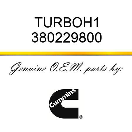 TURBO,H1 380229800