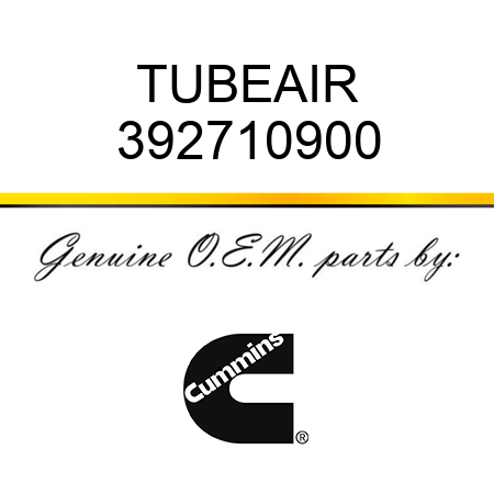 TUBE,AIR 392710900