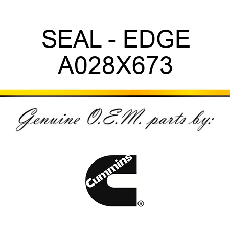 SEAL - EDGE A028X673
