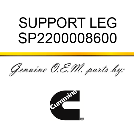 SUPPORT LEG SP2200008600