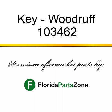 Key - Woodruff 103462