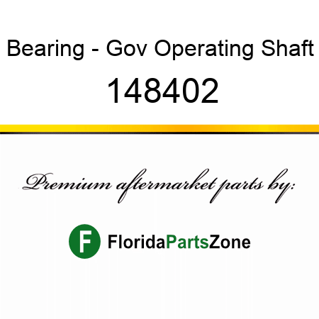 Bearing - Gov Operating Shaft 148402