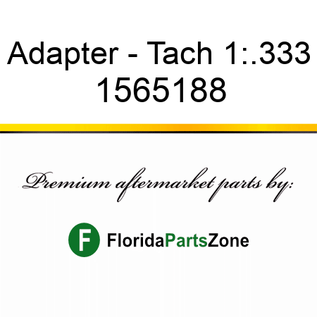 Adapter - Tach 1:.333 1565188