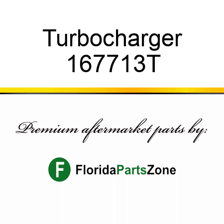 Turbocharger 167713T