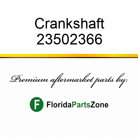 Crankshaft 23502366