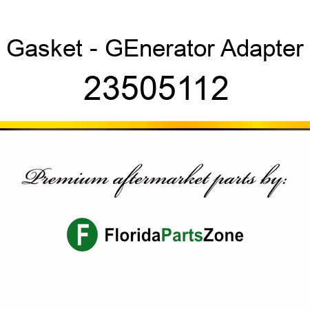Gasket - GEnerator Adapter 23505112