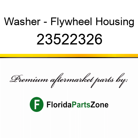 Washer - Flywheel Housing 23522326