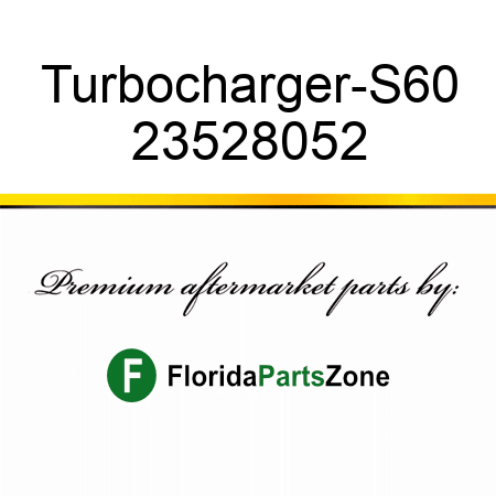 Turbocharger-S60 23528052