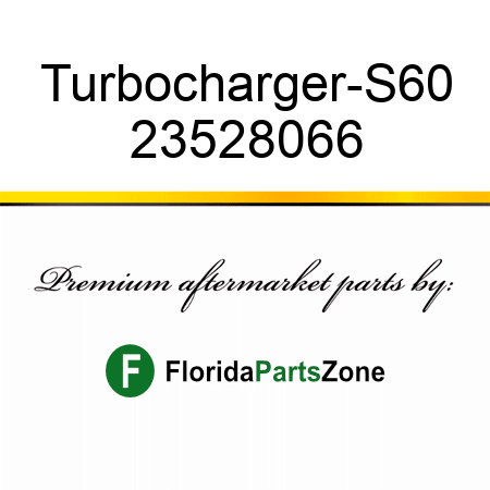Turbocharger-S60 23528066